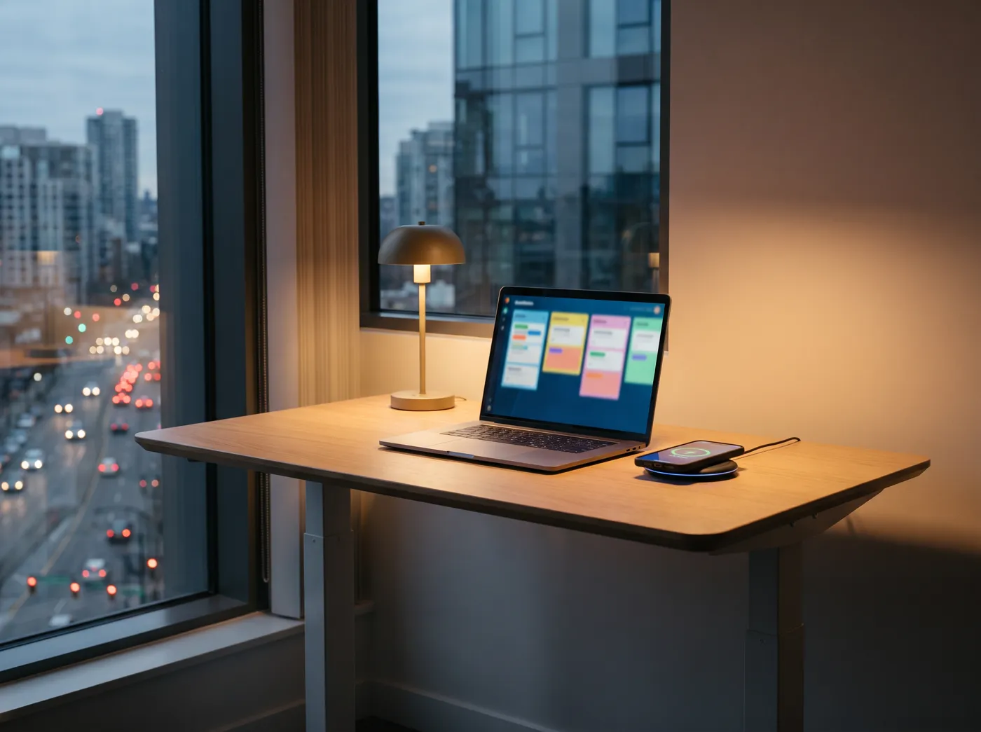 Laptop showing a CRM lead pipeline